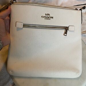 Coach Roman File Women's Crossbody Bag - White